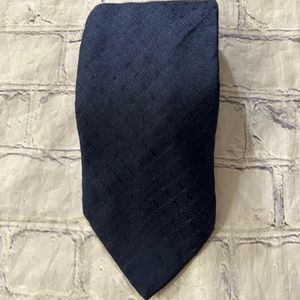 STEFANO CORSINI TIE RACK 100% SILK NAVY MADE IN ITALY MENS TIE